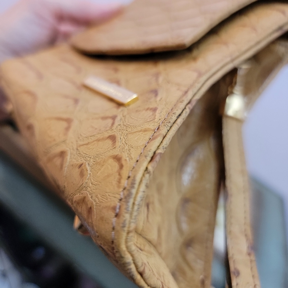 Sergio Cerruti Roma Vintage Avante Garde Mini Tan Leather Handbag - Picture 14 of 14